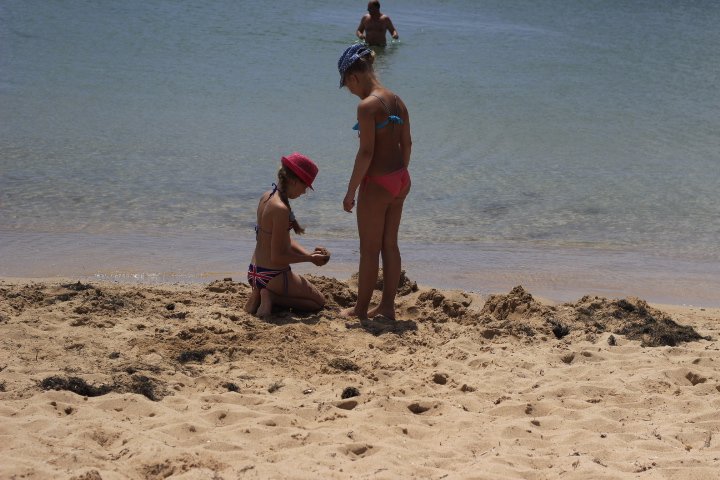 Отдых с детьми в Заозерном: пляж